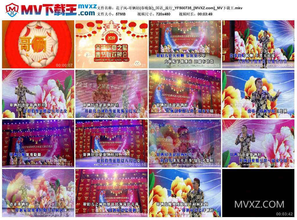 花子风-哥俩好(春晚版)_国语_流行_YF500735